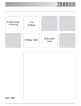 Zanussi ZOU482X User manual