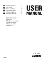 Zanussi ZEL63X User manual