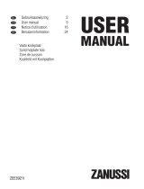 Zanussi ZEE3921IXA User manual