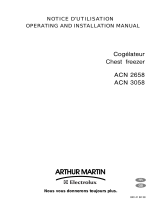 ARTHUR MARTIN ELECTROLUX ACN2658 User manual