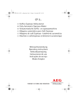 Aeg-Electrolux CAFE PERFETTO CP2700 User manual