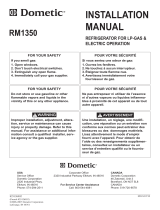 Dometic RM1350 User manual