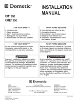 Dometic RM1350 User manual