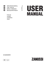 Zanussi ZCG6600MW User manual