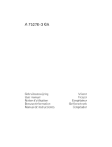 Aeg-Electrolux A75270GA3 User manual