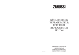 Zanussi ZPL7165 User manual