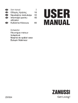 Zanussi ZDF204 User manual