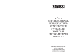 Zanussi ZI918/9KA User manual