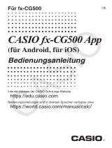 Casio fx-CG500 App Owner's manual