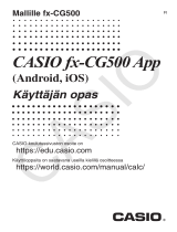 Casio fx-CG500 App User manual