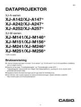 Casio XJ-M141, XJ-M146, XJ-M151, XJ-M156, XJ-M241, XJ-M246, XJ-M251, XJ-M256 User guide