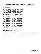 Casio XJ-M141, XJ-M146, XJ-M151, XJ-M156, XJ-M241, XJ-M246, XJ-M251, XJ-M256 User manual