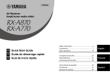 Yamaha RX-A870 User guide