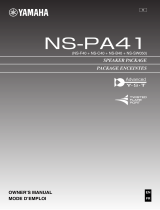 Yamaha NS-PA41 Owner's manual