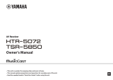 Yamaha HTR-5072 Owner's manual