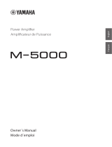 Yamaha M-5000 Owner's manual