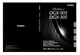 Yamaha DGX505 User manual