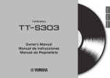 Yamaha TT-S303 Owner's manual