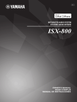 Yamaha ISX-800 Owner's manual