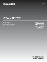 Yamaha NS-SW700 Subwoofer User manual