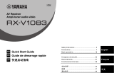 Yamaha RX-V1083 Quick start guide