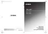 Yamaha TX-497 Owner's manual