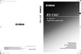 Yamaha RX-V663 Owner's manual