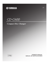 Yamaha CD-C600 Owner's manual