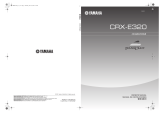 Yamaha CRX-E320 Owner's manual