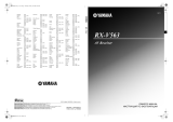 Yamaha RX-V563 Owner's manual