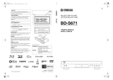 Yamaha BD-S671 Owner's manual