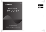 Yamaha RX-A830 Installation guide