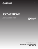 Yamaha YST-RSW300 Owner's manual