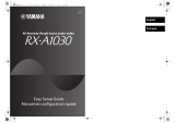 Yamaha RX-A1030 Installation guide