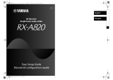 Yamaha RX-A820 Installation guide