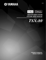 Yamaha TSX-80 Owner's manual