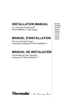 Thermador PRG364GDH Installation guide