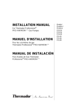 Thermador PRG486GDH Installation guide