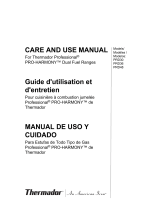 Thermador Professional PRO-HARMONY Serie User manual