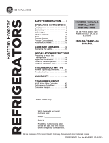 GE  GNE27JGMBB  Owner's manual