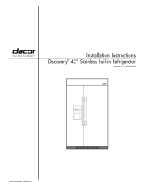 Dacor  DYF42SBIWS  Installation guide