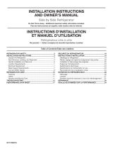 Whirlpool WRS312SNHW Installation guide