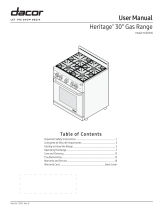 Dacor HGER30SLP Owner's manual
