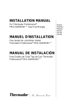 Thermador PRD304GHU Installation guide