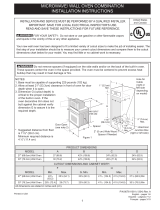 Frigidaire FGMC3065PF Installation guide