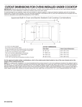 Whirlpool WCE77US6HB Installation Over Oven