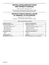 Whirlpool WRS321SDHW Installation guide