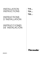 Thermador  T18ID800RP  Installation guide