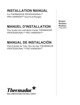 Thermador PRD305PH Installation guide