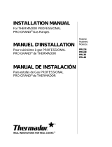 Thermador PRG366JG Installation guide